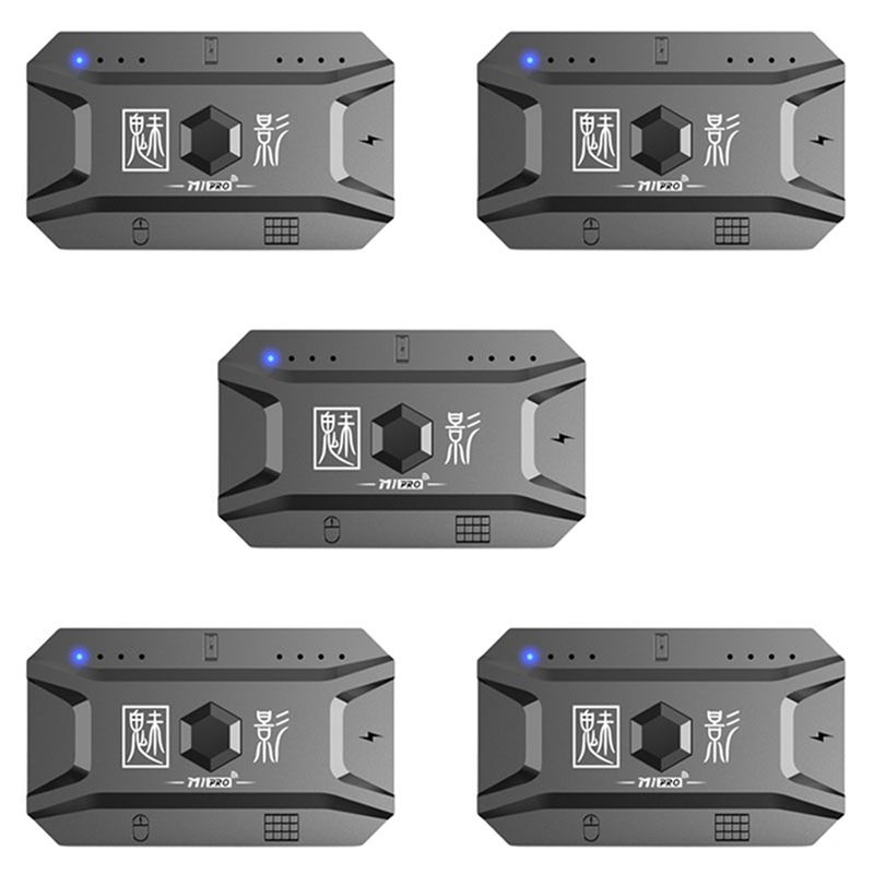 Gaming Keyboard And Mouse Converter For Mobile - คลาสสิค-5X ปลั๊กแอนด์เพลย์เกมแพดสำหรับ PUBG คอนโทรลเลอร์มือถือคีย์บอร์ดเกมเมาส์คอนเวอร์เตอร์บลูทูธ 5.0 สำหรับอะแดปเตอร์แอนดรอยด์