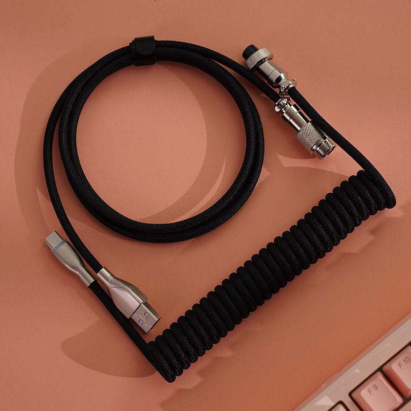 Gaming Keyboard Types - สายเคเบิล USB แบบ Type C สำหรับคีย์บอร์ดเกมมิ่งแบบมีสปริง