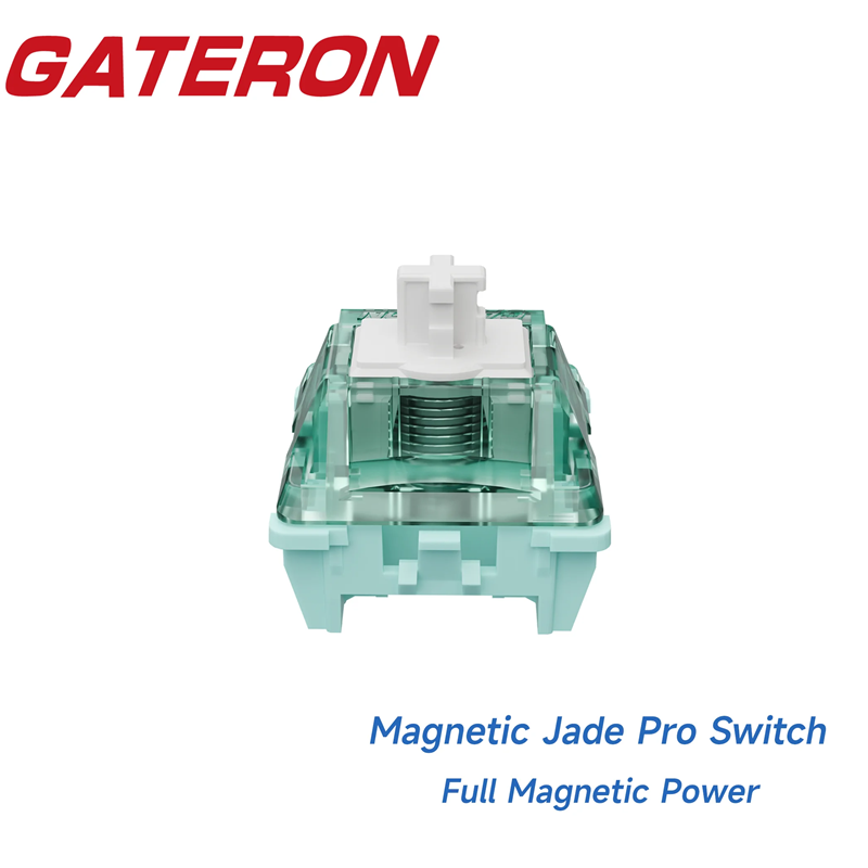 Gaming Keyboard Magnetic Switches - สวิตช์หยกแม่เหล็ก Gateron PRO ความแม่นยําสูงปรับปุ่มกดไฮไฟไพ่นกกระจอกเครื่องเล่นที่กําหนดเองสวิตช์คีย์บอร์ดเชิงกล
