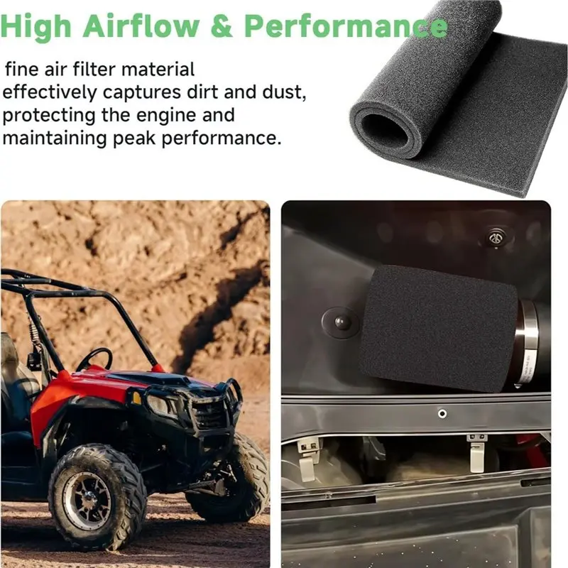 Polyurethane Foam Sheet - แผ่นโฟมกรองอากาศ 2 ชิ้น 60 PPI โฟมโพลียูรีเทนแบบหยาบ