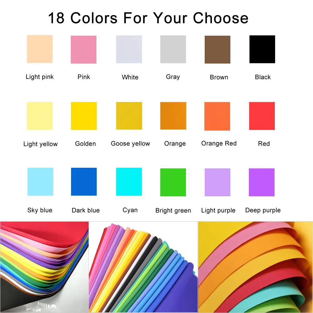 แผ่นโฟม EVA สีสันสดใส 1/18 ชิ้ - Pe Foam Sheet บทวิจารณ์และราคา