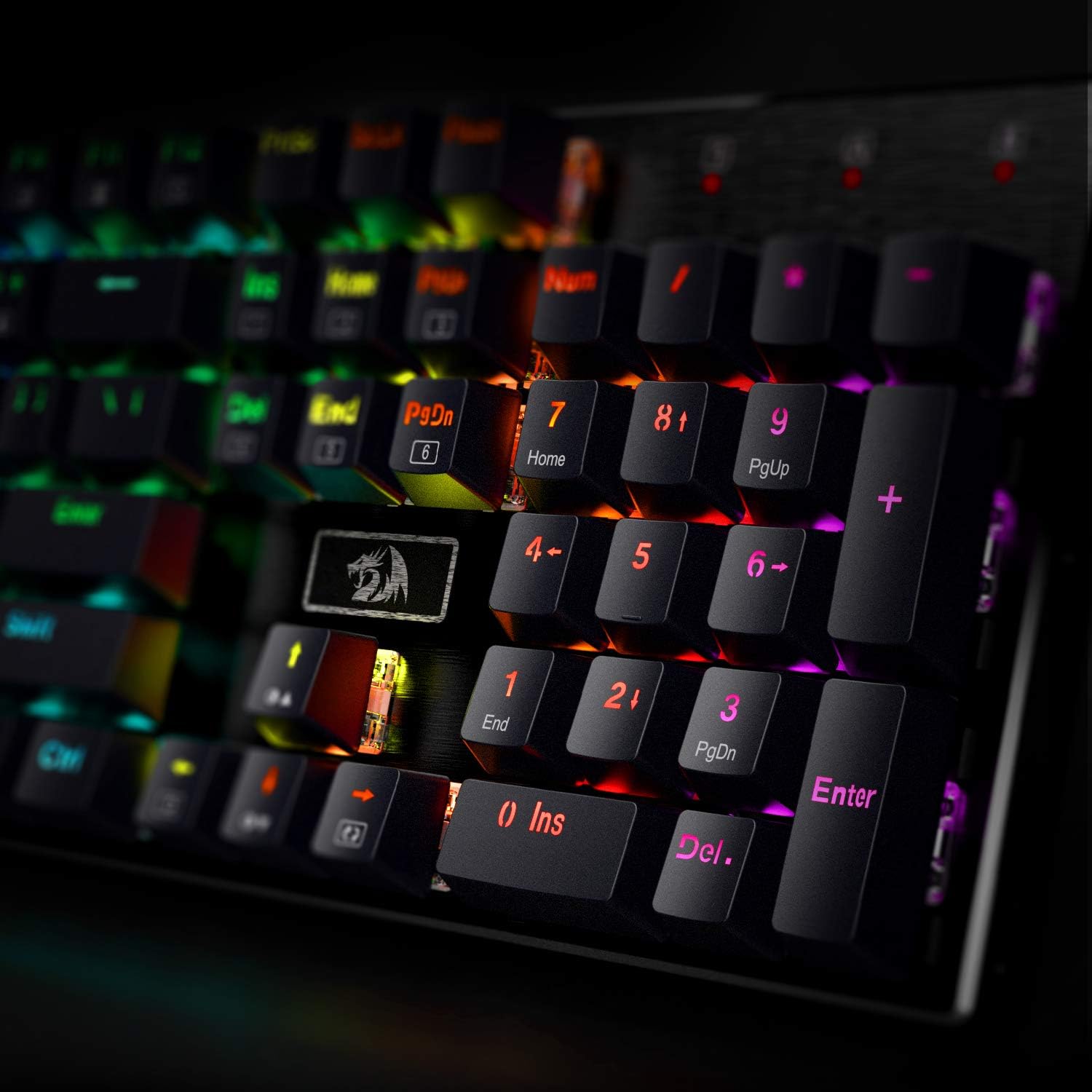 Redragon K556 RGB LED backlit  - Gaming Keyboard No Noise บทวิจารณ์และราคา