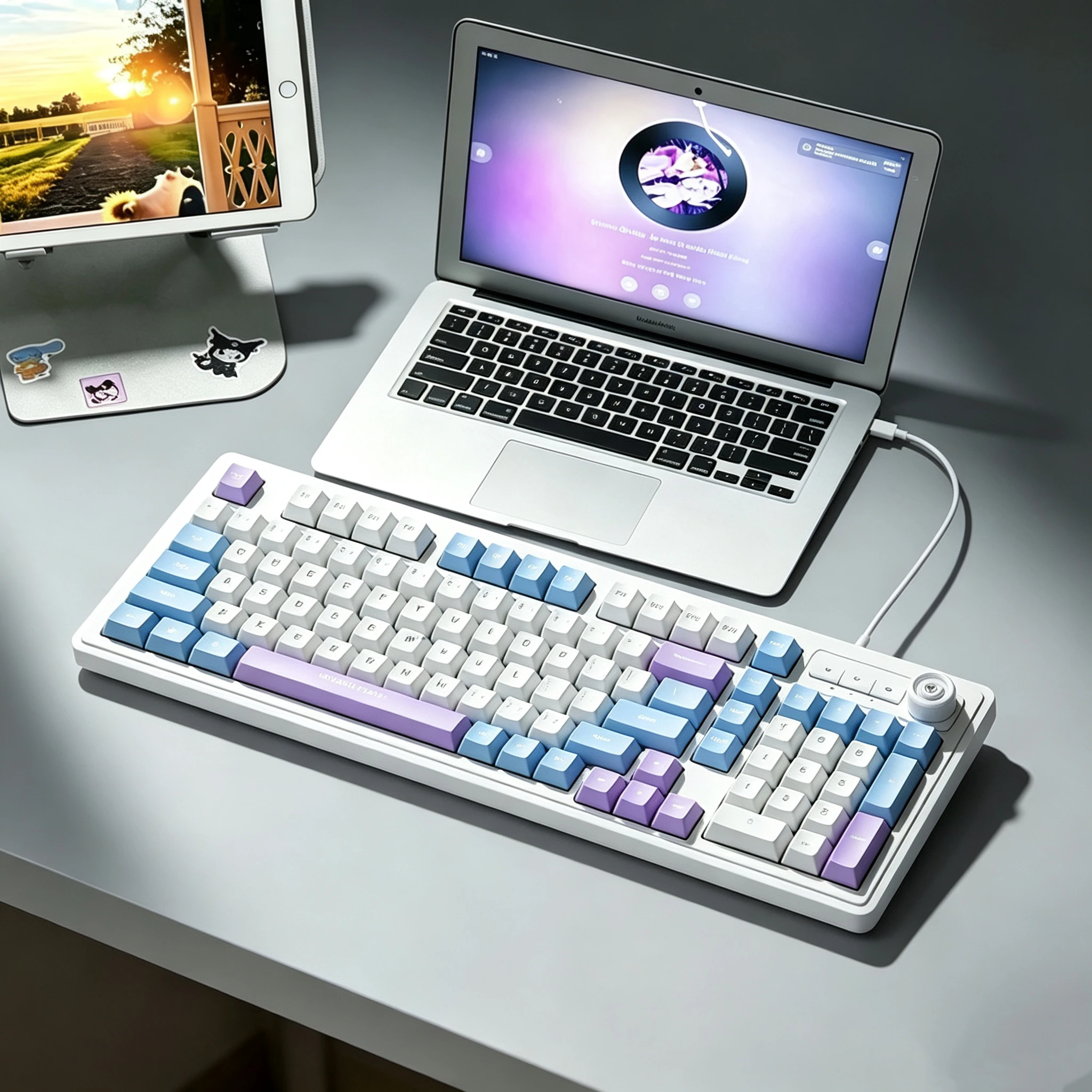 98 คีย์คีย์บอร์ดแบบมีสาย RGB G - Gaming Keyboard No Noise บทวิจารณ์และราคา