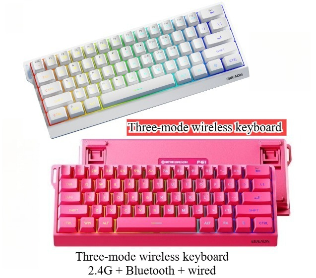 คีย์บอร์ดไร้สายขนาดเล็ก 61 ปุ่ - Gaming Keyboard No Noise บทวิจารณ์และราคา