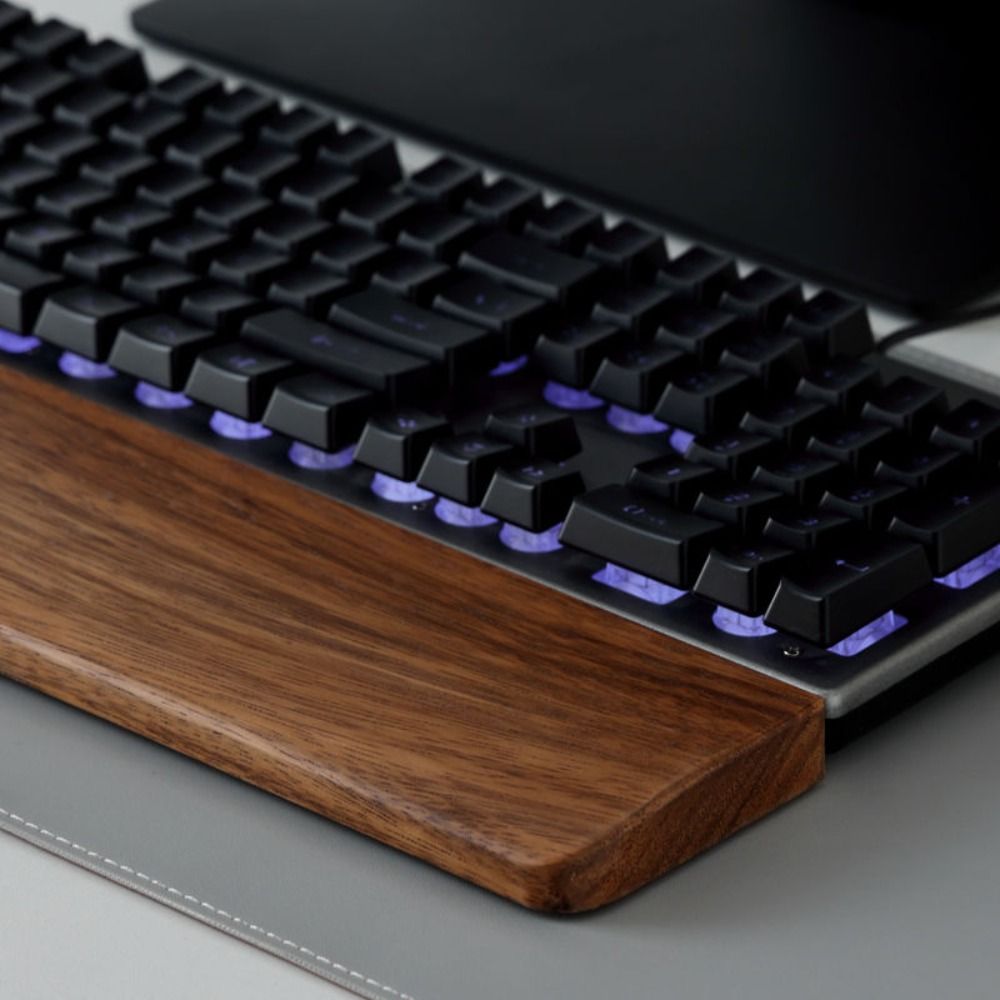 ที่รองข้อมือคีย์บอร์ดไม้ใหม่สำ - Wrist Rest Wood บทวิจารณ์และราคา
