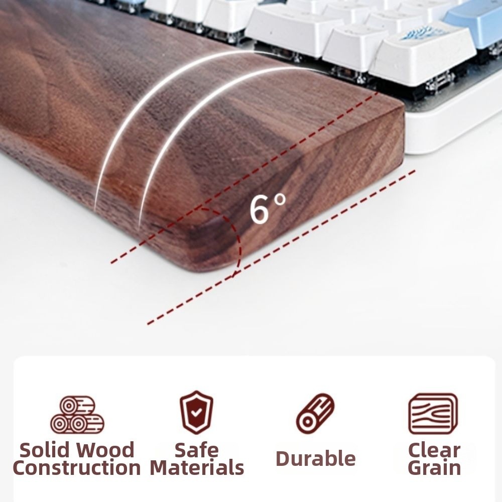 ที่รองข้อมือคีย์บอร์ดไม้ใหม่สำ - Wrist Rest Wood บทวิจารณ์และราคา