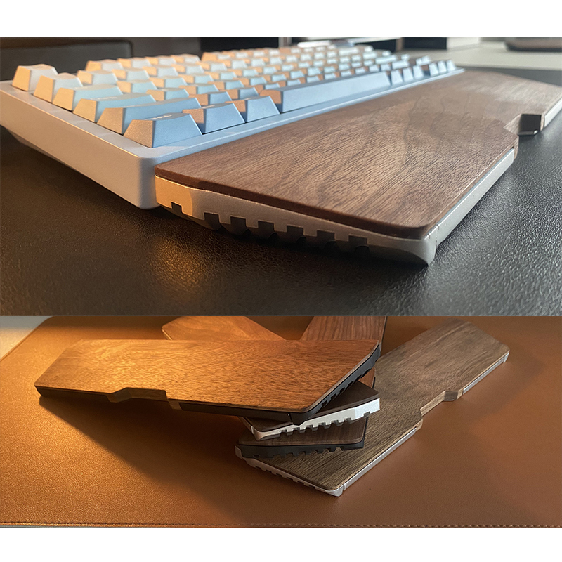 ที่วางฝ่ามือทำจากไม้วอลนัทแท้แ - Wrist Rest Wood บทวิจารณ์และราคา