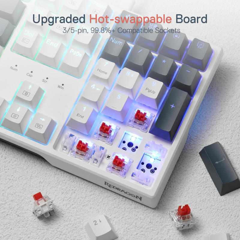 Redragon K668 RGB Gaming Keybo - Gaming Keyboard Thocky บทวิจารณ์และราคา