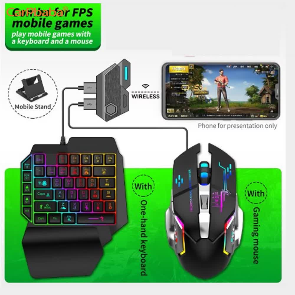 จอยเกมมือถือ PUBG คอนโทรลเลอร์ - Gaming Keyboard And Mouse Converter For Mobile บทวิจารณ์และราคา