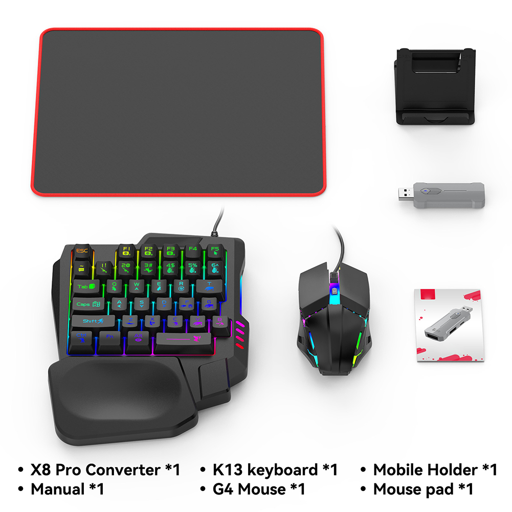 ชุดแปลงคีย์บอร์ดและเมาส์สำหรับ - Gaming Keyboard And Mouse Converter For Mobile บทวิจารณ์และราคา