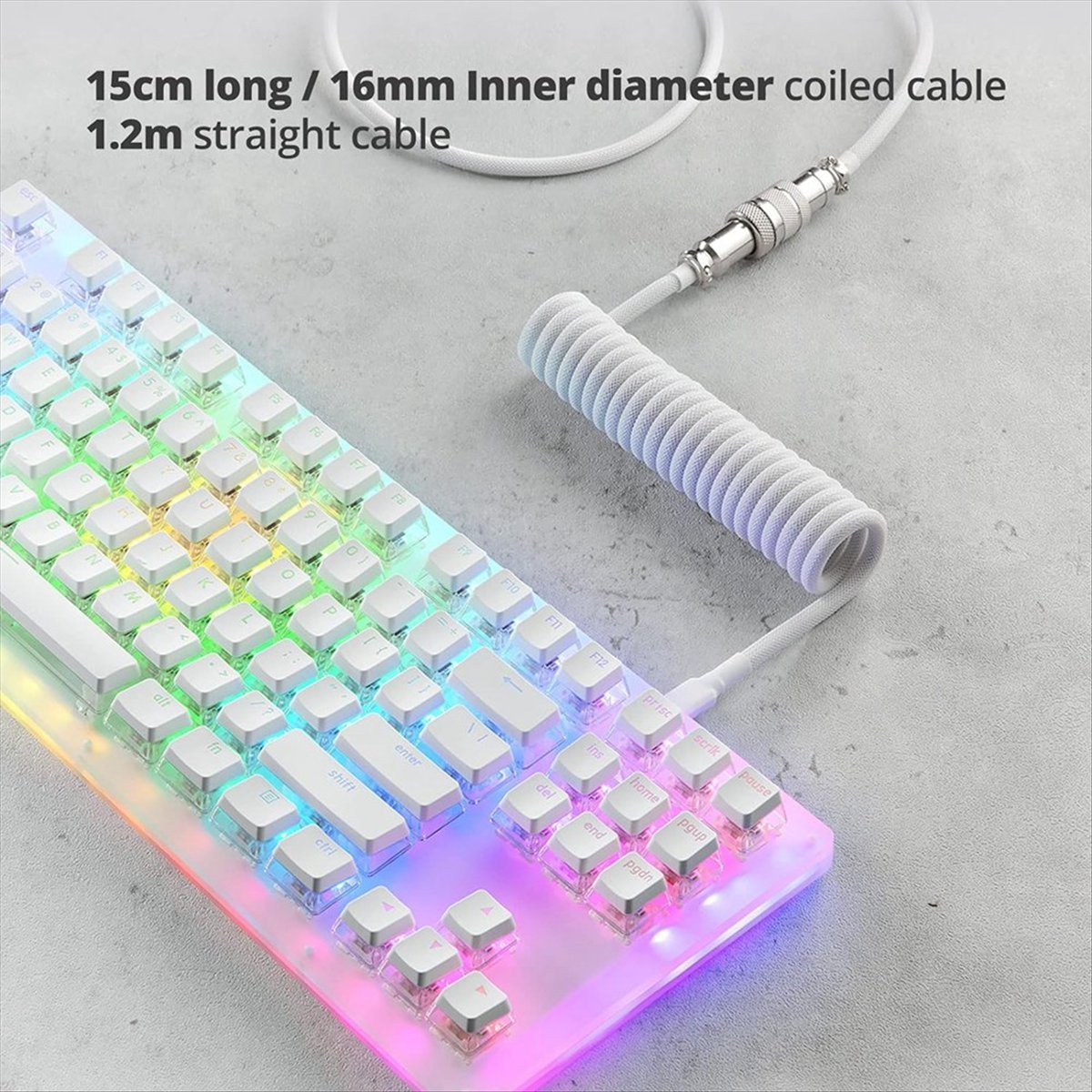 สายเคเบิล USB Type-C แบบ AAAE  - Gaming Keyboard Types บทวิจารณ์และราคา