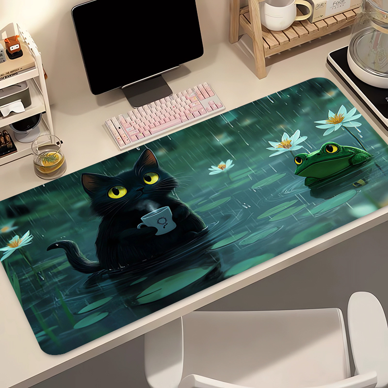 แผ่นรองเมาส์ซิลิโคนลายแมวดำน่า - Gaming Keyboard High Ground บทวิจารณ์และราคา