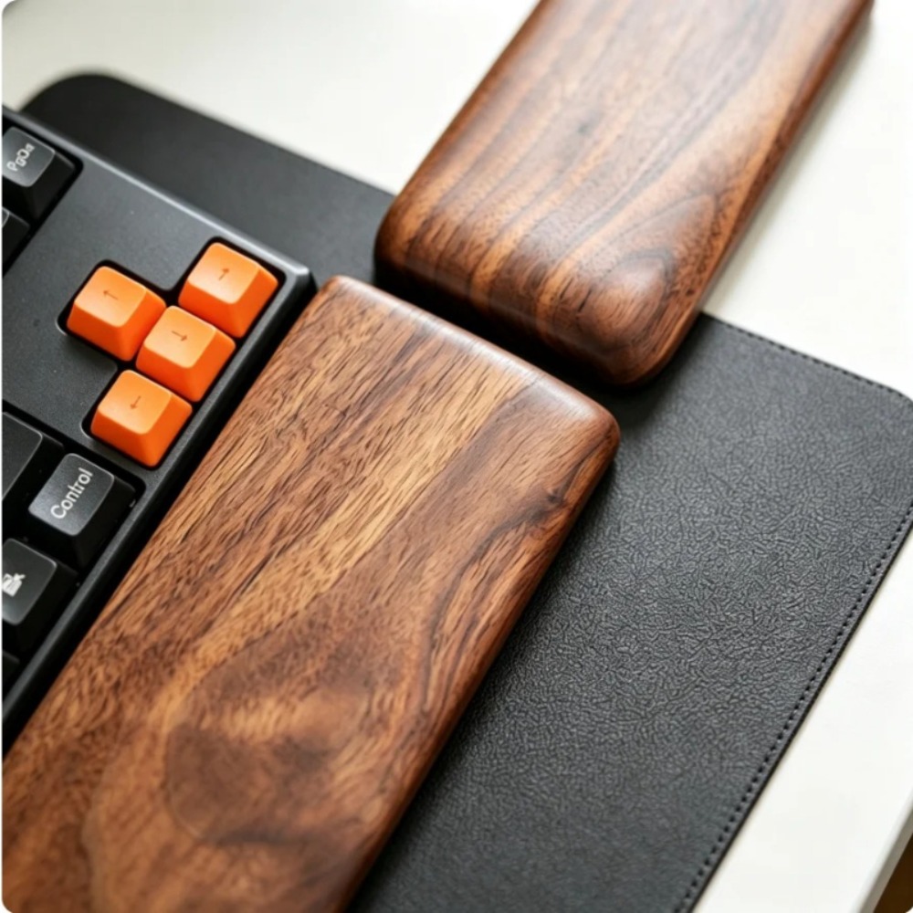 ที่วางคีย์บอร์ดทำจากไม้เนื้อแข - Wrist Rest Wood บทวิจารณ์และราคา