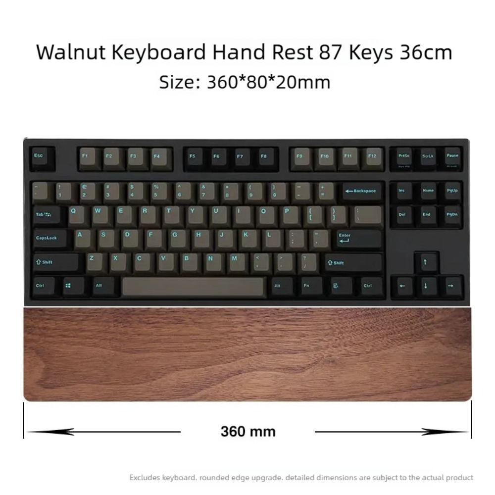 ที่วางคีย์บอร์ดทำจากไม้เนื้อแข - Wrist Rest Wood บทวิจารณ์และราคา