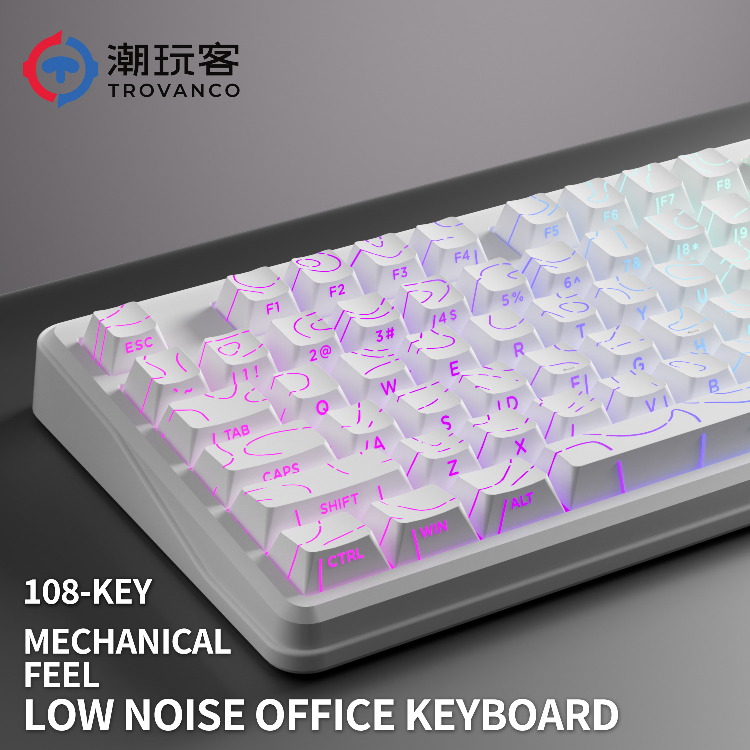 คีย์บอร์ด V108 Pro แบบมีสายและ - Gaming Keyboard No Noise บทวิจารณ์และราคา